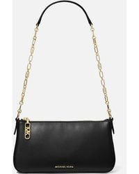 MICHAEL Michael Kors - Lydia Leather Messenger Bag - Lyst