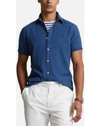 Polo Ralph Lauren - Cotton-seersucker Short Sleeve Shirt - Lyst
