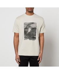 BOSS - Kalt Graphic-print Cotton-jersey T-shirt - Lyst