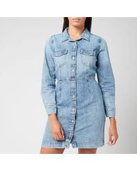levi's lmc denim trouser dress