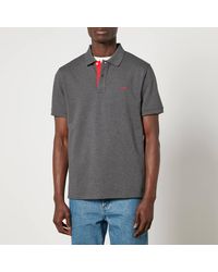 GANT - Contrast Rugger Stretch-cotton Piqué Polo Shirt - Lyst