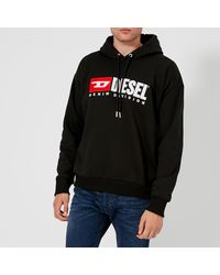 DIESEL Division Overhead Hoody - Black