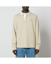 GANT - Shield Heavy Cotton Rugger Rugby Top - Lyst