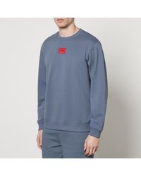 HUGO - Diragol212 Cotton-blend Jersey Sweatshirt - Lyst