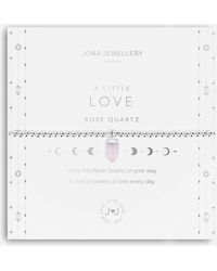 Joma Jewellery - A Little Crystal Rose Quartz Bracelet - Lyst