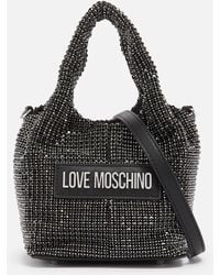 Love Moschino - Bling Bling Crystal-embellished Bag - Lyst