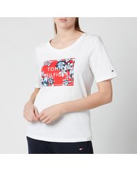 tommy hilfiger white t shirt womens