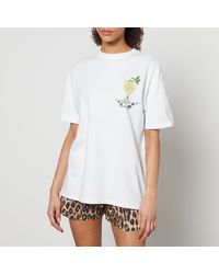 Damson Madder - Limoncello Organic Cotton-jersey T-shirt - Lyst