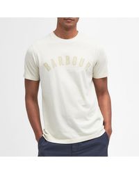 Barbour - Terra Dye Logo-print Cotton-jersey T-shirt - Lyst