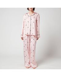 Karl Lagerfeld All-over Ikonik Pyjama Set - Pink