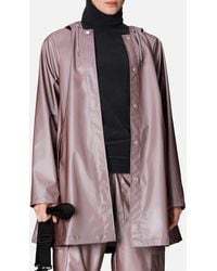 Rains - A-Line W Coated Shell Jacket W3 - Lyst