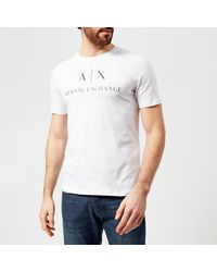 armani exchange shirt white