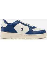 Polo Ralph Lauren - Masters Court Leather Sneaker - Lyst