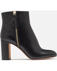 Kate Spade - Leather Heeled Ankle Boots - Lyst