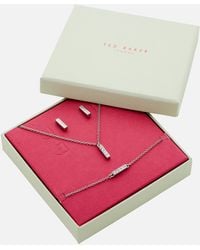 Ted Baker - Minni Sparkle Bar Silver-plated Gift Set - Lyst