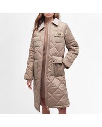 Barbour - Supanova Diamond Quilted Shell Coat - Lyst