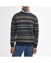 Barbour - Case Fair Isle Wool Jumper - Lyst