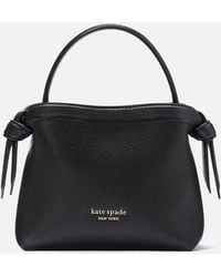 Kate Spade - Knott Mini Pebbled Leather Crossbody Bag - Lyst