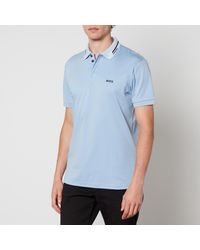 BOSS - Paddy 1 Cotton-jersey Polo T-shirt - Lyst