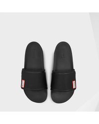 hunter slide sandals