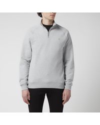 Farah - Jim Quarter Zip Sweatshirt - Lyst
