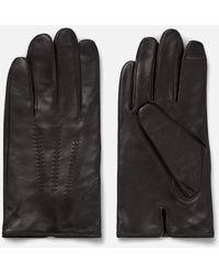 BOSS - Leather Gloves - Lyst