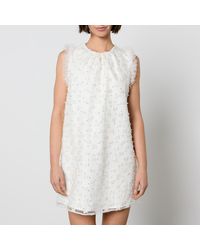 Sister Jane - Bow Collection Embellished Organza And Tulle Mini Dress - Lyst