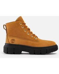 Timberland - Greyfield Leather Combat Boots - Lyst