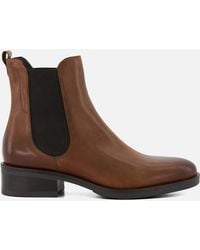 Dune - Panoramic Leather Chelsea Boots - Lyst