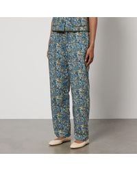 Lolly's Laundry - Bill Floral-print Cotton Trousers - Lyst