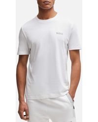 BOSS - Tee 12 Cotton-jersey T-shirt - Lyst