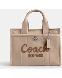 COACH - Cargo Logo-embroidered Canvas Tote - Lyst