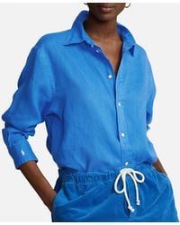 Polo Ralph Lauren - Long Sleeve Linen Shirt - Lyst