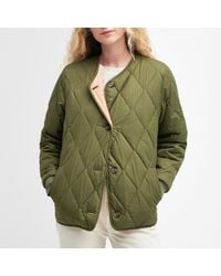 Barbour - Bickland Harlequin-quilted Shell Jacket - Lyst