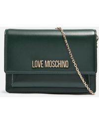 Love Moschino Logo Cross Body Bag - Green