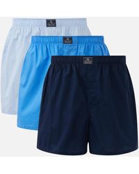 Polo Ralph Lauren - Three-Pack Cotton-Jersey Boxer Shorts - Lyst