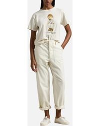 Polo Ralph Lauren - Bear Cotton-jersey T-shirt - Lyst