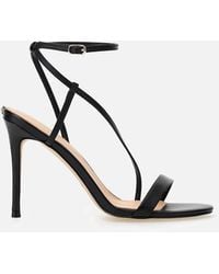 Guess - Kadera Leather Heeled Sandals - Lyst