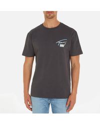 Tommy Hilfiger - Metallic Aop Cotton-jersey T-shirt - Lyst