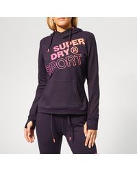 Superdry Core Graphic Hoody - Purple
