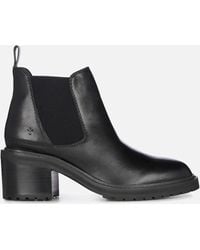 EMU - Clare Leather Heeled Chelsea Boots - Lyst