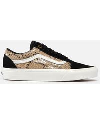 Vans - Old Skool Suede And Canvas-blend Trainers - Lyst