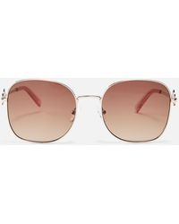 Le Specs - Metamorphosis Metal Round-frame Sunglasses - Lyst