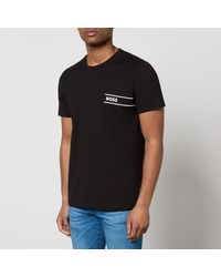 BOSS - Rn Organic Cotton-jersey T-shirt - Lyst