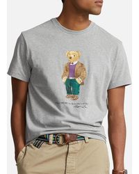 Polo Ralph Lauren - Bear Cotton-Jersey T-Shirt - Lyst