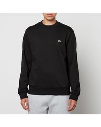 Lacoste - Logo-Embroidered Cotton-Blend Jersey Sweatshirt - Lyst
