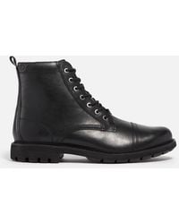 Clarks - Batcombe Cap Leather Boots - Lyst