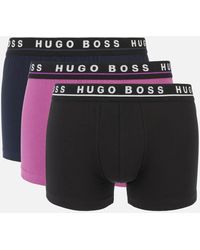 multicolore Lot de 3 Caleçons boxers homme Hugo Boss XXL