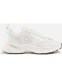 Tory Burch - Good Luck Leather Running Style Trainers - Lyst