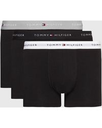 Tommy Hilfiger - Three-pack Stretch-cotton Boxer Trunks - Lyst
